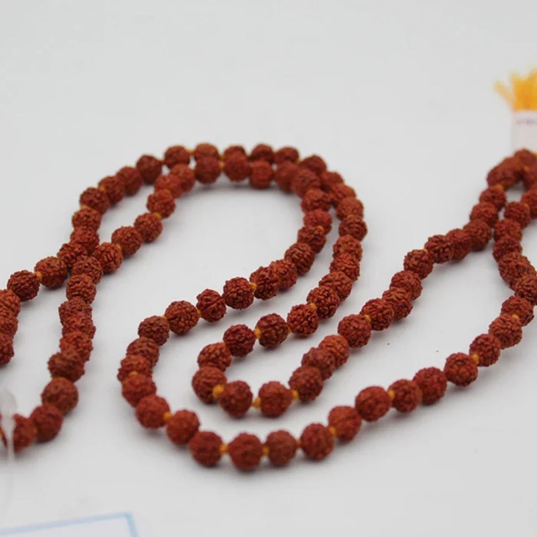 Siddha 5 Mukhi Rudraksha Mala ( Energized at Bhairav Temple, Kashi ) -Lab Certified