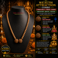Wealth Attraction Combo – 5 Mukhi Mala + 7 Mukhi + 8 Mukhi | Energized in Kashi